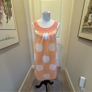 Miso Collection Peach and White Dress